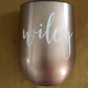 Swig  rose gold wine tumbler glass WILEY